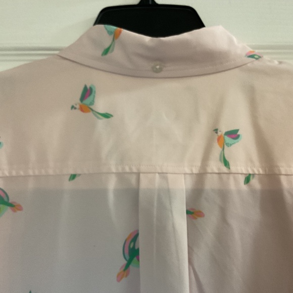 Men’s Chubbies Friday Parrot Party Short Sleeve Button Down Shirt, Size Large - Picture 6 of 6